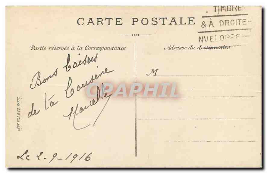 CPA Paris Le Lac du Bois de Boulogne  — Rückseite