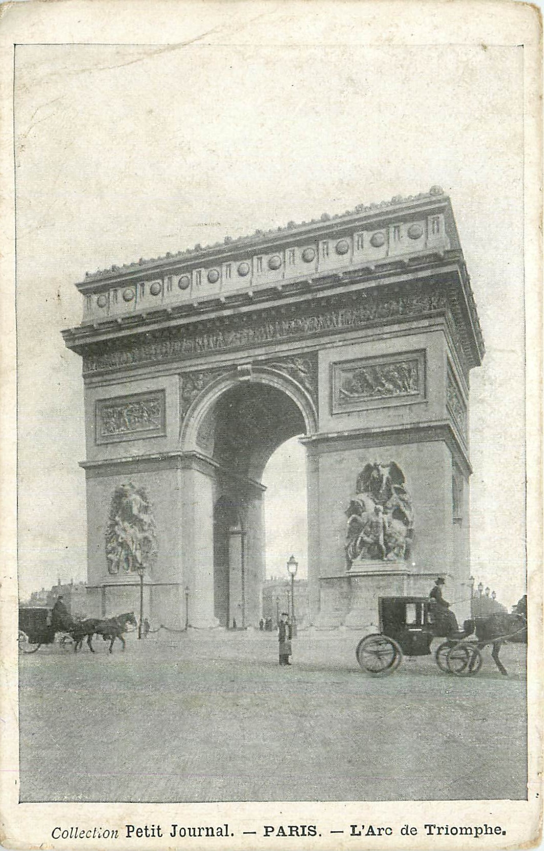 CPA Petit Journal Paris l'Arc de Triomphe 