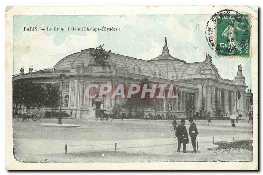 CPA Paris Le Grand Palais Champs Elysees 