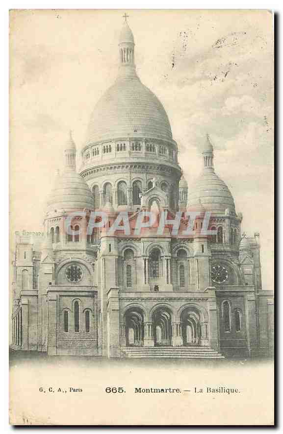 CPA Montmartre La Basilique 