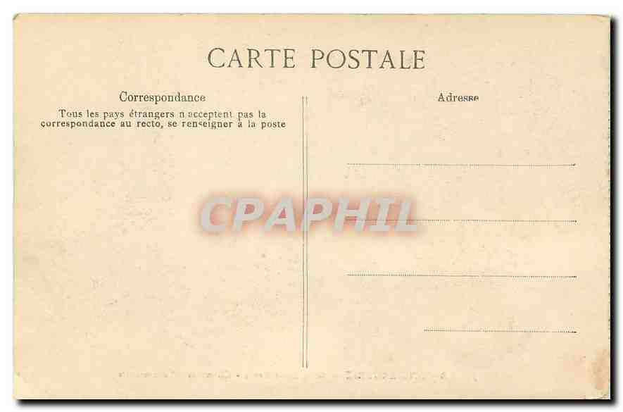 CPA La Conciergerie Salle Saint Louis Cheminee Monumentale  — Rückseite