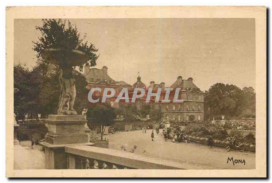 CPA Paris Le Palais du Luxembourg 