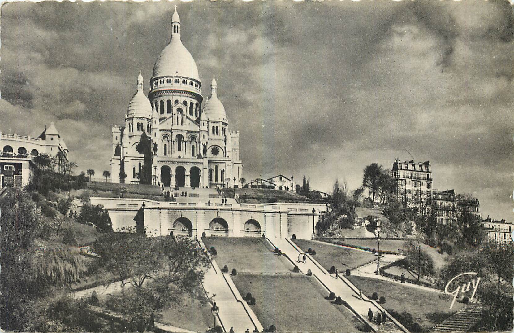 CPA Paris et ses Merveilles Basilique du Sacre Coeur a Montmartre 
