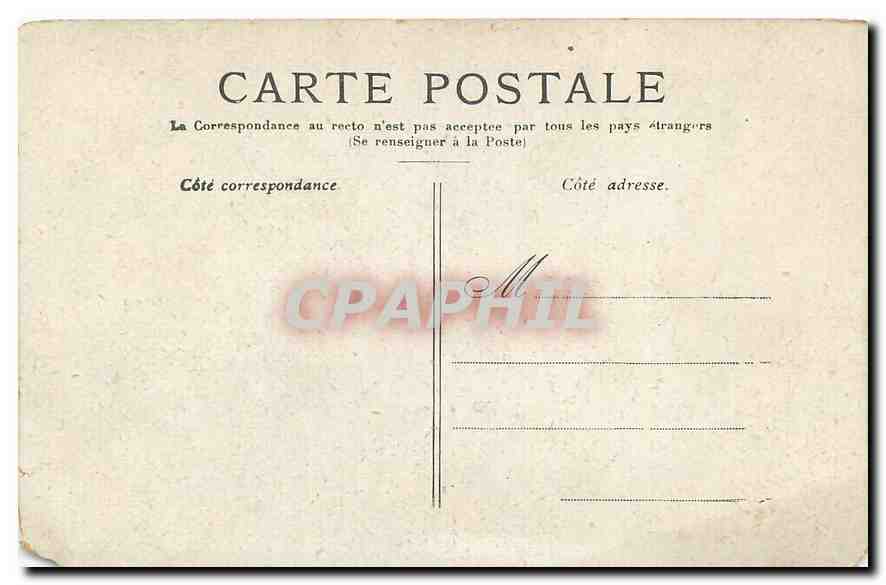 CPA Paris L'Arc de Triomphe des Tuileries  — Rückseite