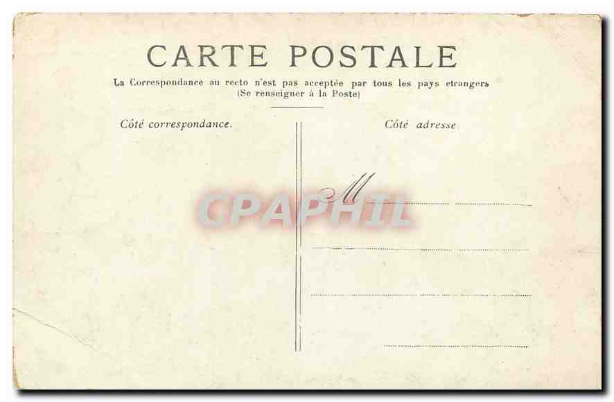 CPA Paris l'Arc de Triomphe des Tuileries  — Rückseite