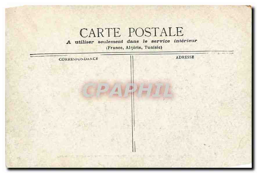 CPA Paris Le Conseil d'etat place du Palais Royal  — Rückseite