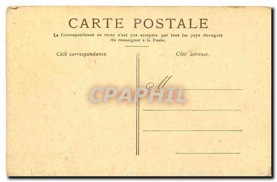 CPA Paris Le Palais Royal  — Rückseite