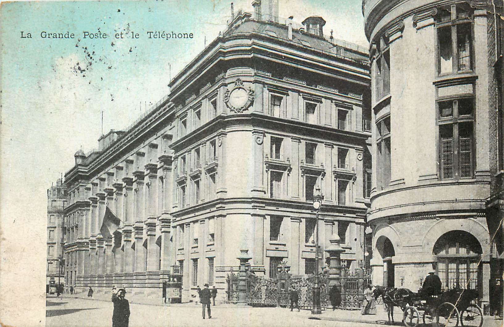 CPA La Grande Poste et le Telephone 