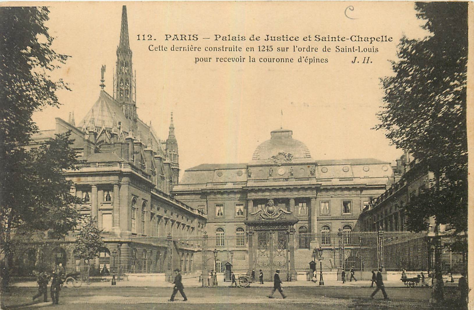 CPA Paris Palais de Justice et Sainte Chapelle 