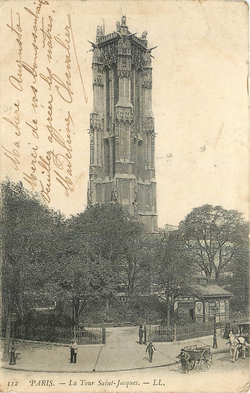 CPA Paris La Tour Saint Jacques 