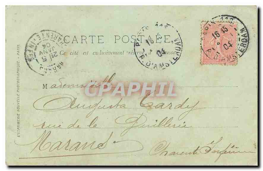 CPA Paris La Tour Saint Jacques  — Verso