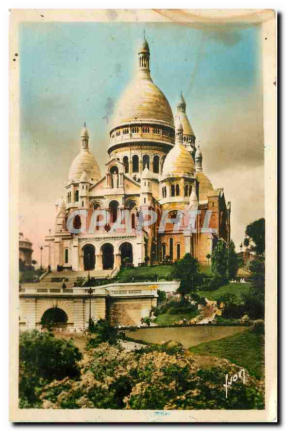 CPA Paris en Flanant Basilique du Sacre Coeur de Montmartre 