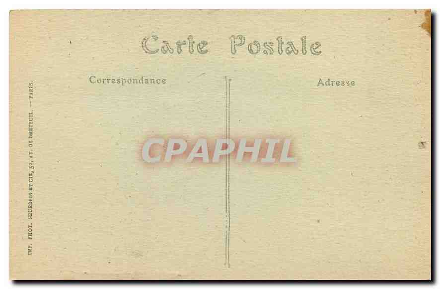 CPA Paris La Colonne de Juillet Place de la Bastille  — Rückseite