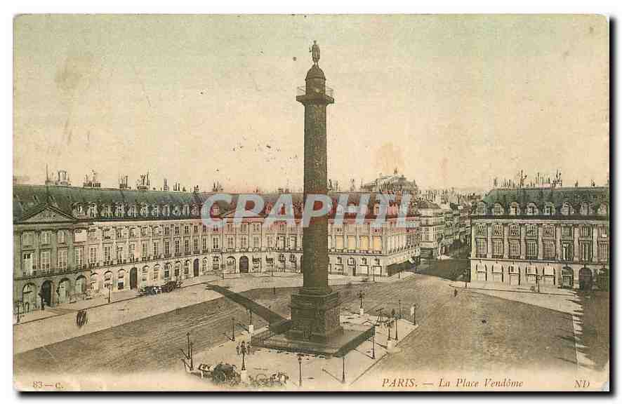 CPA Paris La Place Vendome 