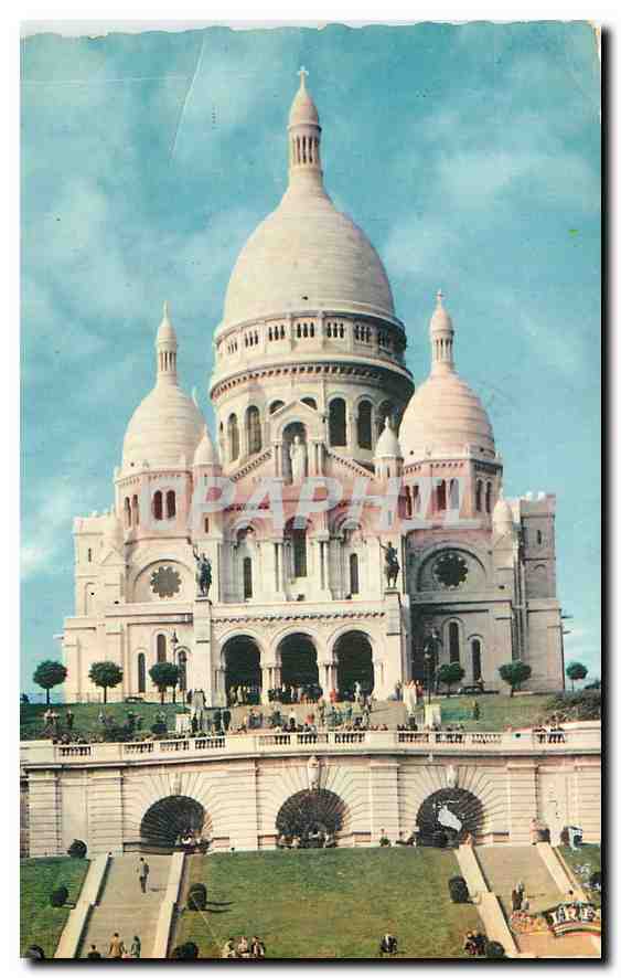 CPA Paris Basilique du Sacre Coeur 