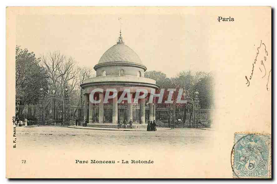 CPA Paris Parc Monceau La Rotonde 