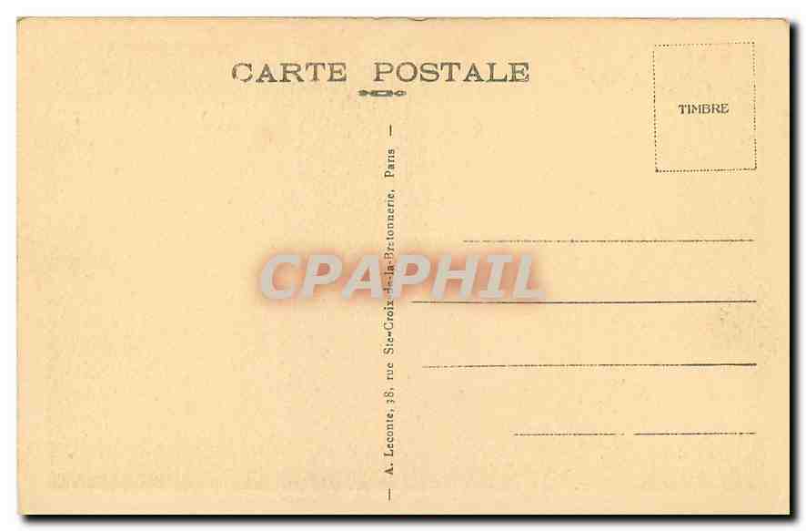 CPA Paris Notre Dame l'Abside  — Rückseite