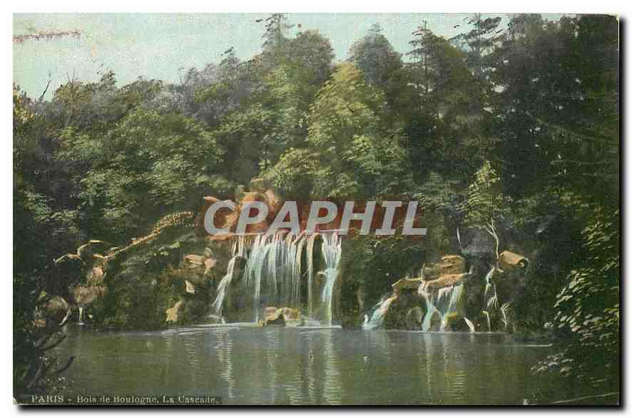 CPA Paris Bois de Boulogne La Cascade 