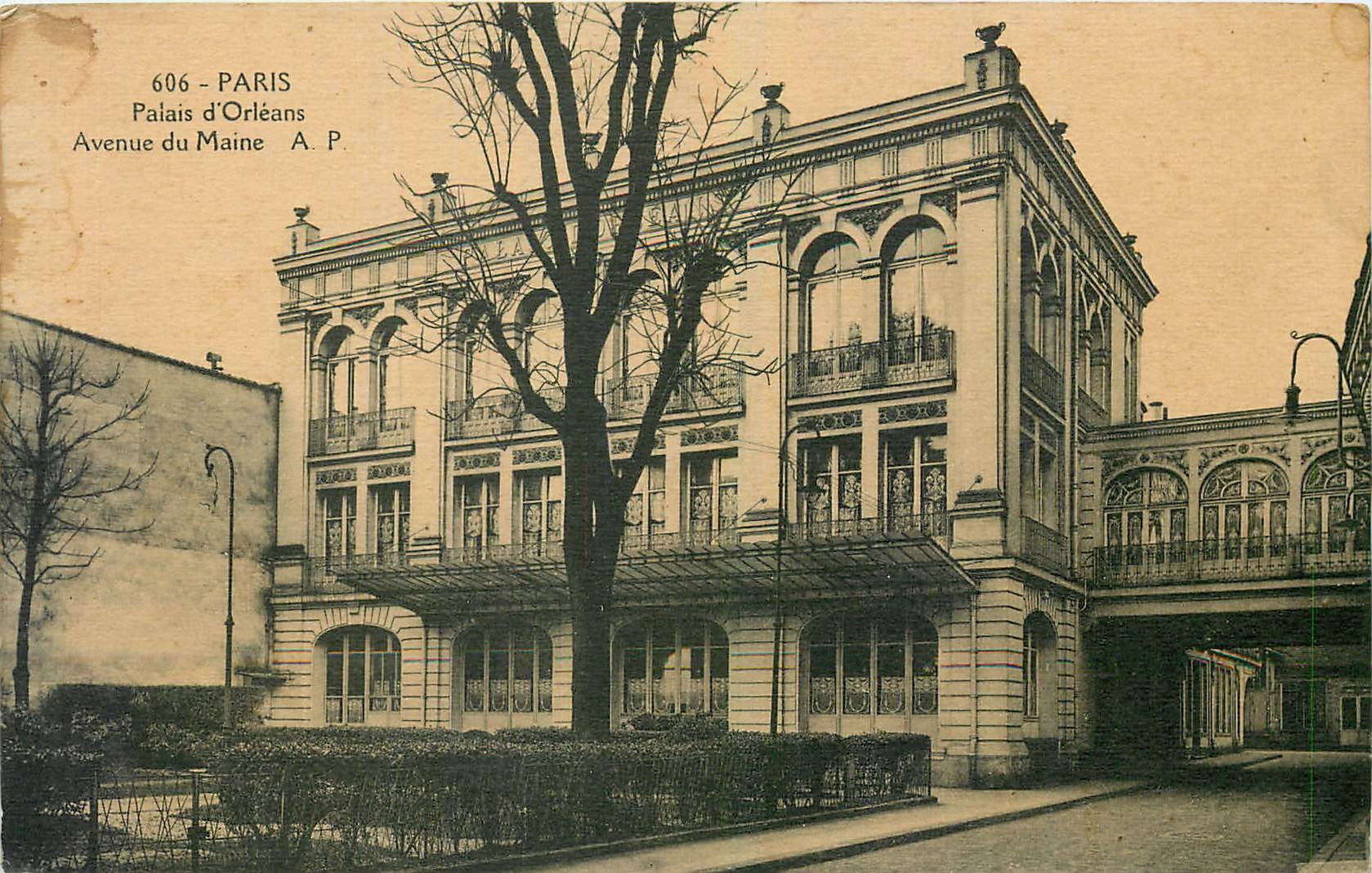 CPA Paris Palais d'Orleand Avenue du Maine 