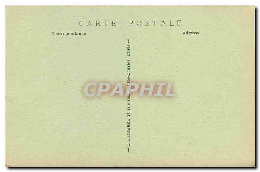 CPA Paris Notre Dame La Porte Rouge Rue du Cloitre N Dame  — Verso
