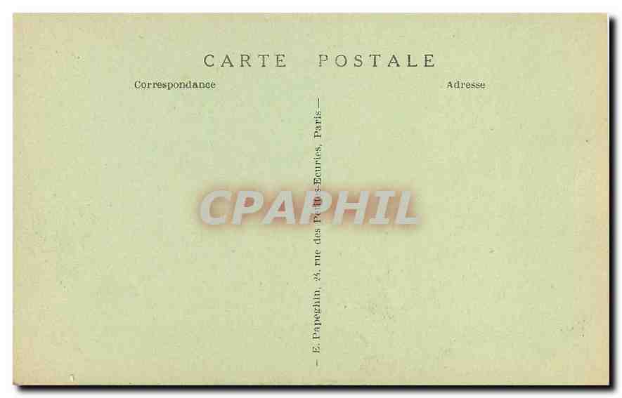 CPA Paris Notre Dame Portail de droite  — Verso