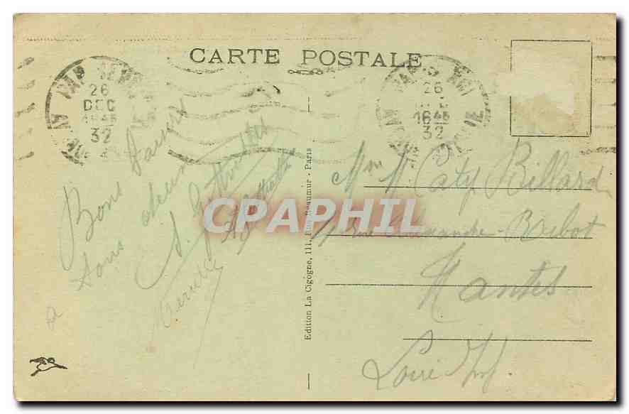 CPA Paris Le Jardin des Tuileries  — Rückseite