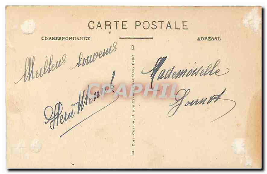 CPA Paris La Tombe du Soldat Inconnu sous l'Arc de Triomphe de l'Etoile  — Rückseite