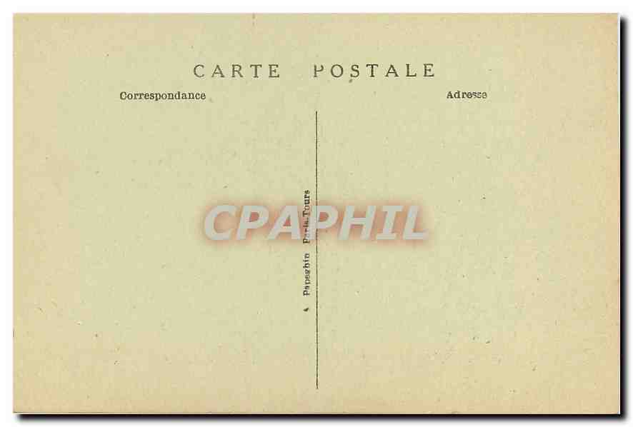 CPA Paris Notre Dame Portail lateral Sud  — Verso
