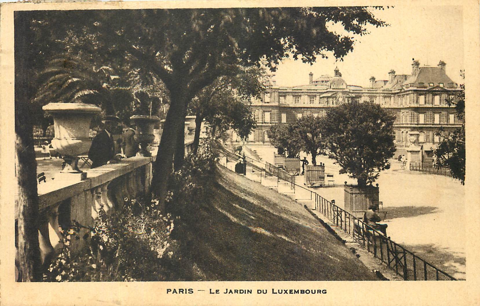 CPA Paris Le Jardin du Luxembourg 