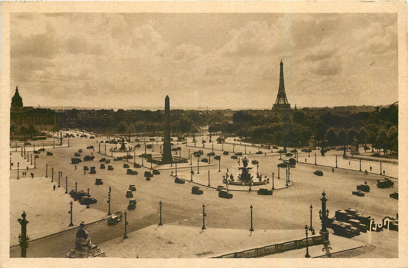 CPA Paris Place de la Concorde 
