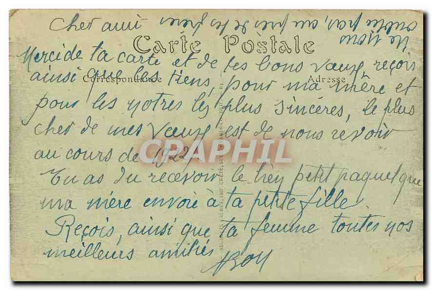 CPA Paris l'Avenue de Bretenil et l'Hotel des Invalides  — Rückseite