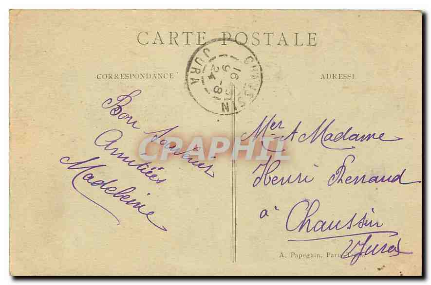 CPA Paris Le Grand Palais  — Rückseite
