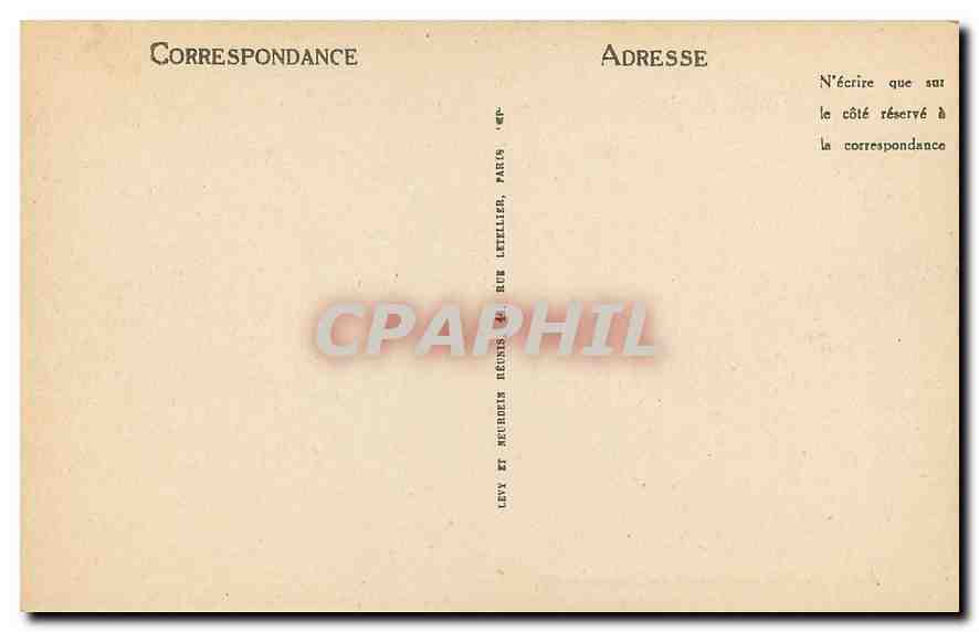 CPA Paris Palais de Luxembourg  — Verso