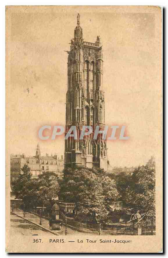 CPA Paris La Tour Saint Jacques 