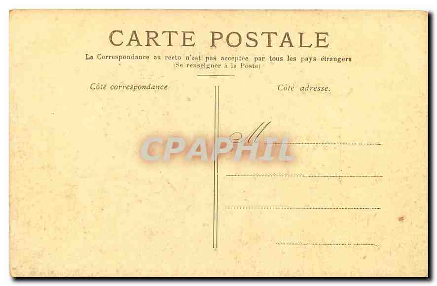 CPA Paris La Madeleine  — Rückseite