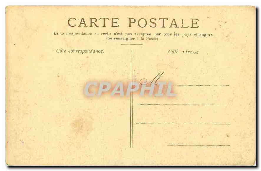 CPA Paris La Place de la Concorde  — Rückseite