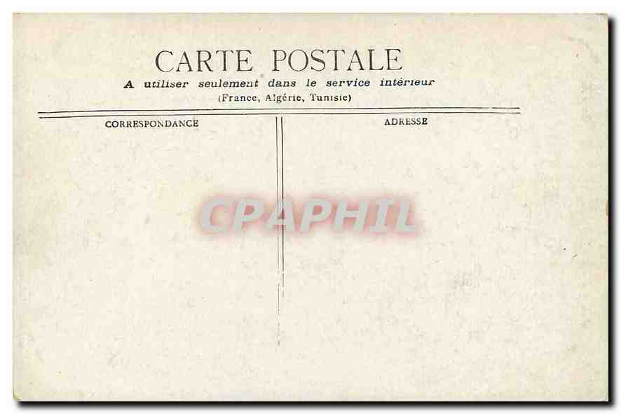 CPA Paris Avenue des Champs Elysees  — Rückseite
