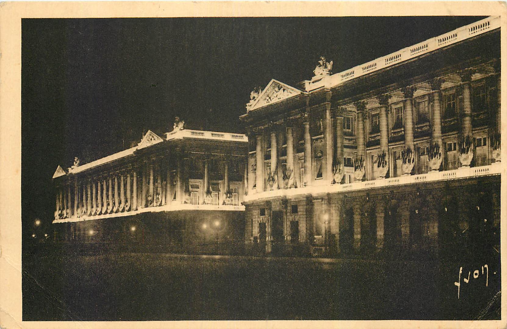 CPA Paris Les Palais de la Place de la Concorde 