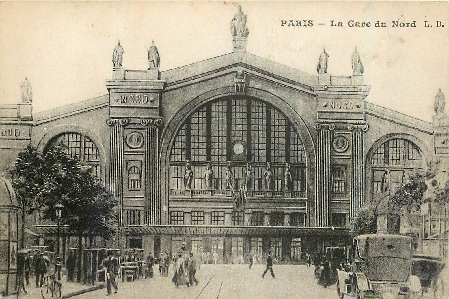 CPA Paris La Gare du Nord 
