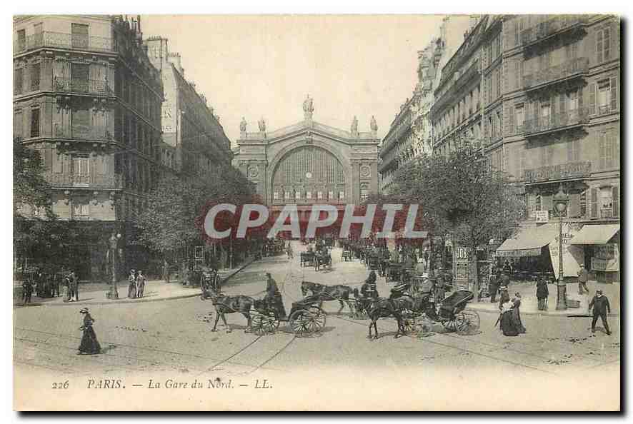 CPA Paris La Gare du Nord 