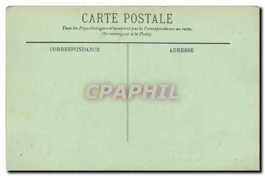 CPA Paris La Gare du Nord  — Rückseite