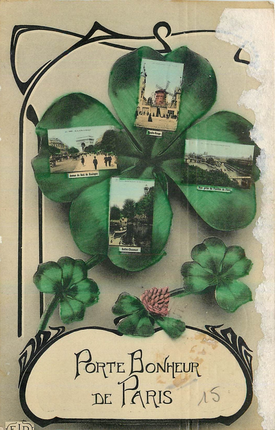 CPA Porte Bonheur de Paris 