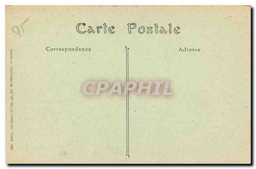 CPA Paris La Porte Saint Denis  — Verso