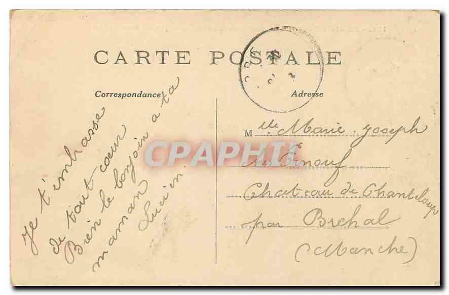 CPA Paris Le Rond Point des Champs Elysees  — Rückseite