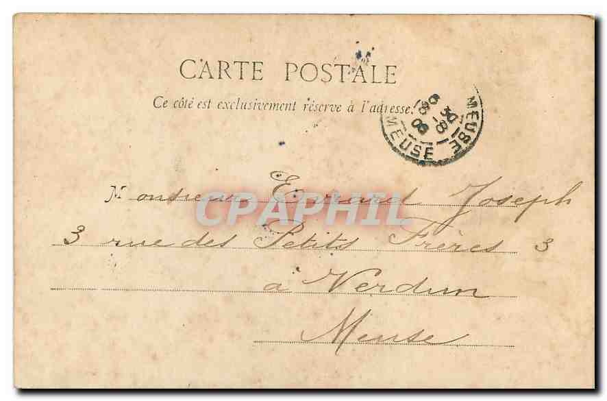 CPA Paris La Fontaine St Michel  — Rückseite