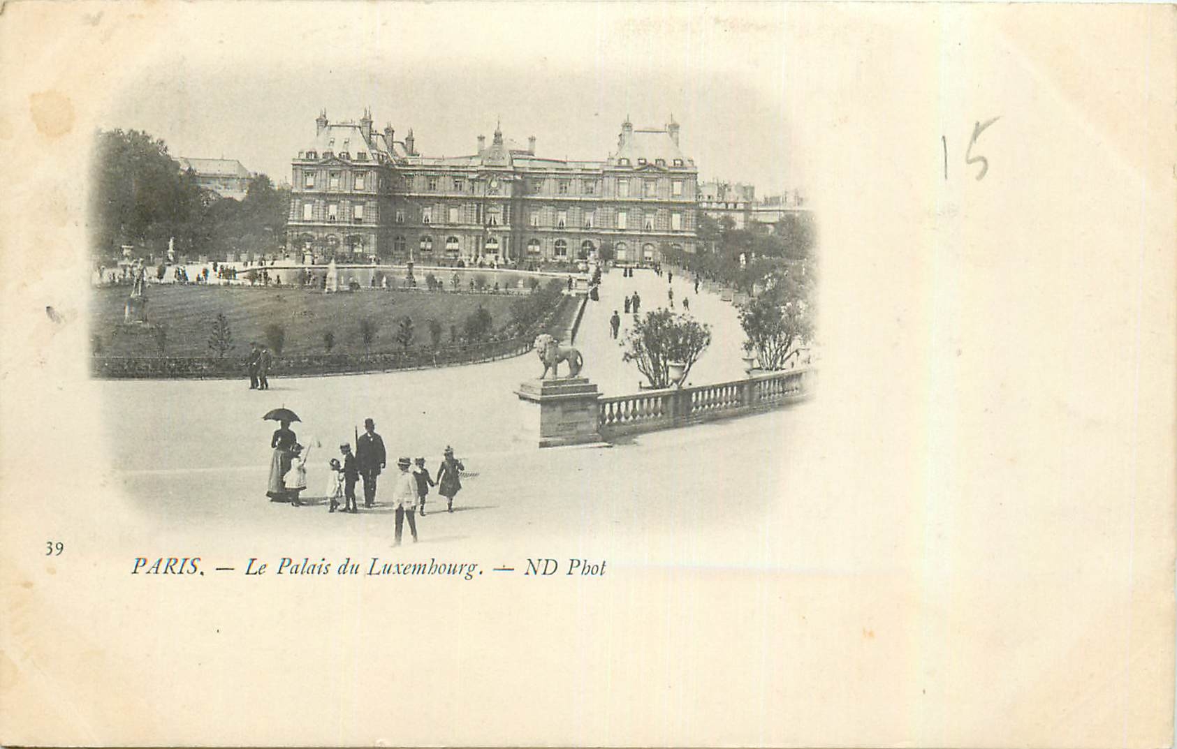 CPA Paris Le Palais de Luxembourg 