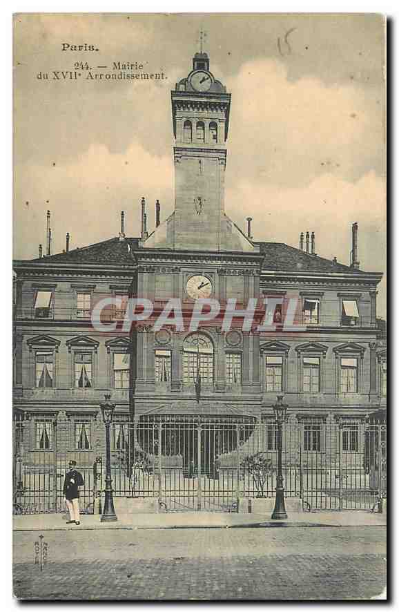 CPA Paris Mairie du 17eme