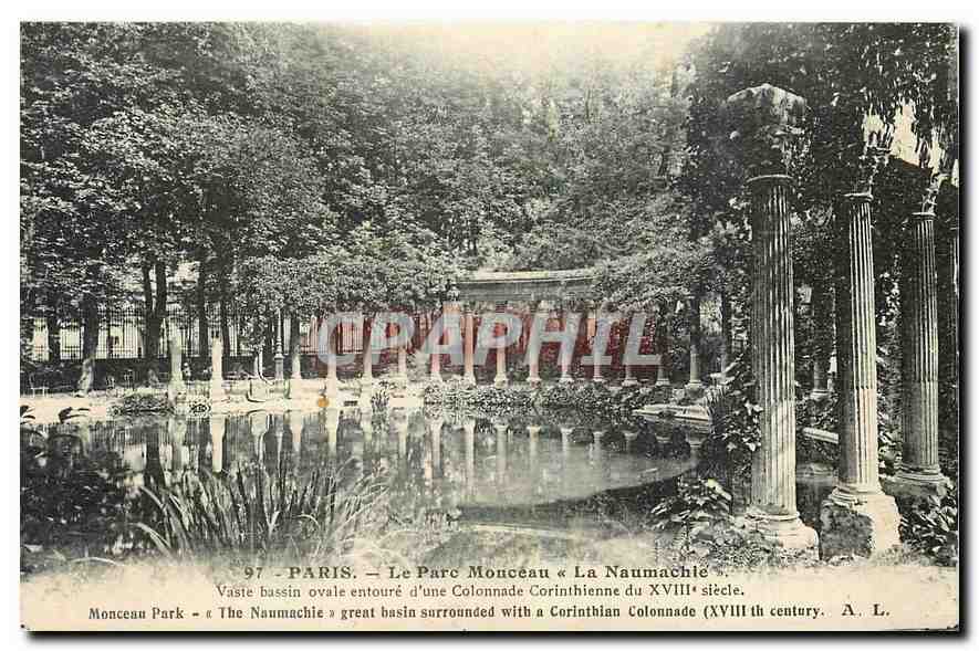 CPA Paris Le Parc Monceau 