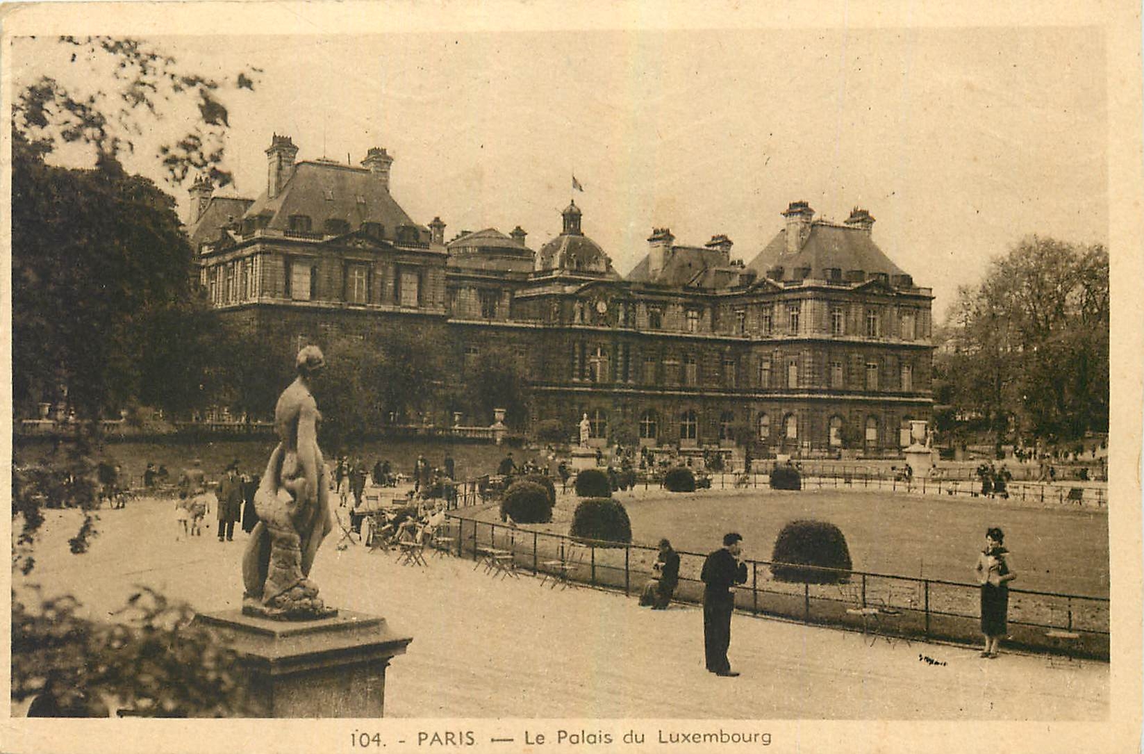 CPA Paris Le Palais de Luxembourg 