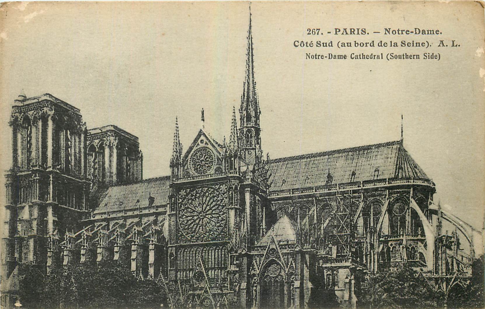 CPA Paris Notre Dame Cote Sud 